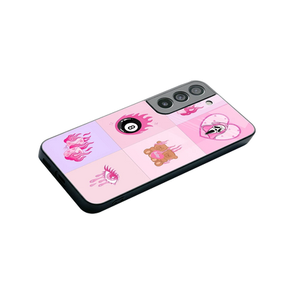 Ghostly Adorable stylish phone case for samsung galaxy s22 | glossy glass and slim fit
