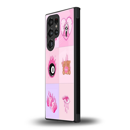 Ghostly Adorable samsung galaxy s23 ultra mobile cover | shockproof glass phone case