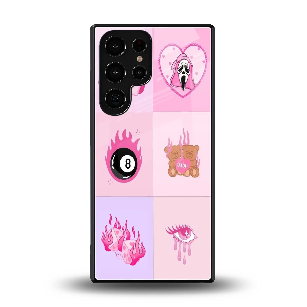 Ghostly Adorable back phone cover | glass case for samsung galaxy s25 ultra