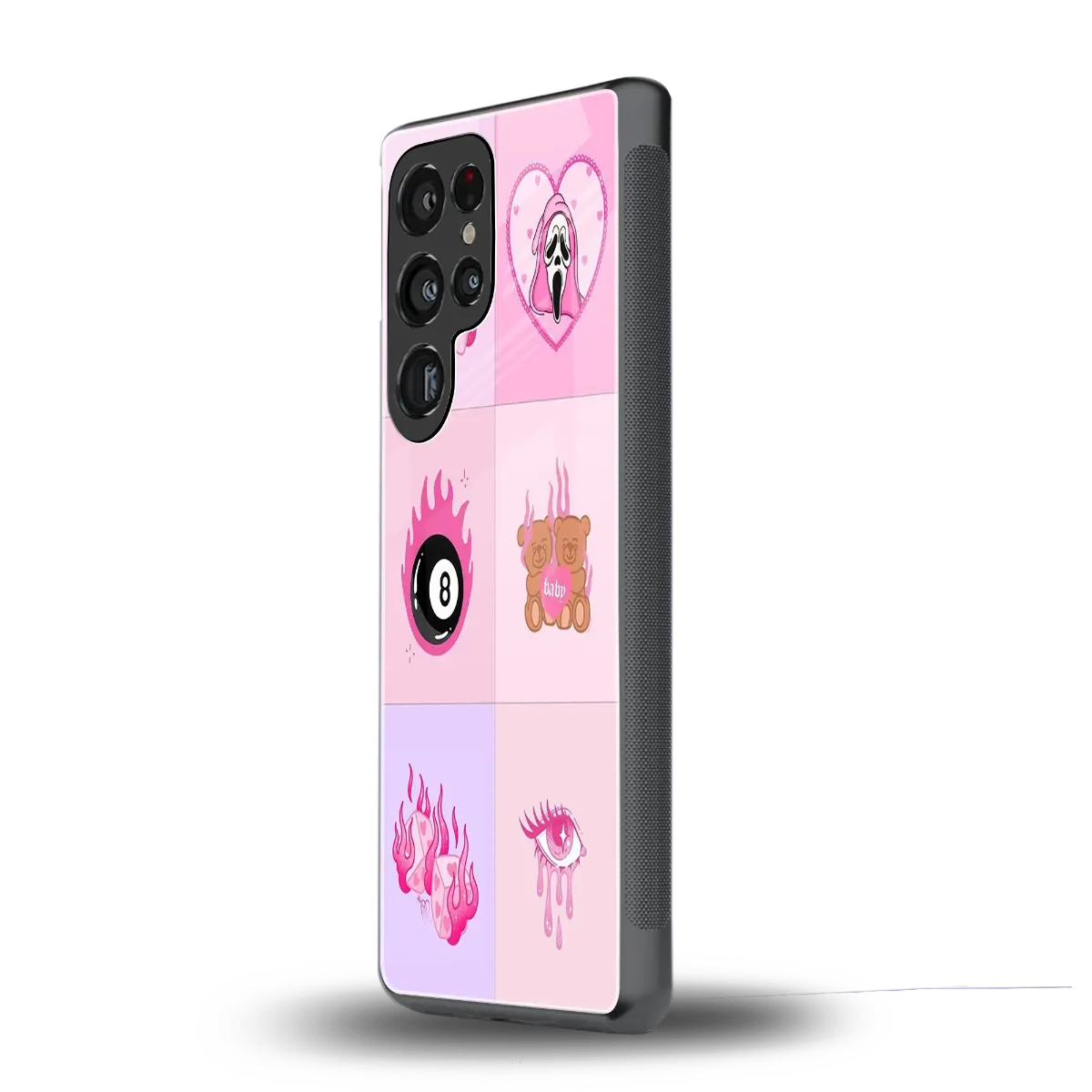 Ghostly Adorable samsung galaxy s25 ultra mobile cover | shockproof glass phone case