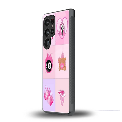 Ghostly Adorable samsung galaxy s25 ultra mobile cover | shockproof glass phone case