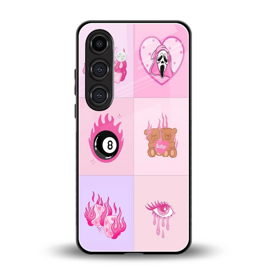 Ghostly Adorable back phone cover | glass case for samsung galaxy s23 fe