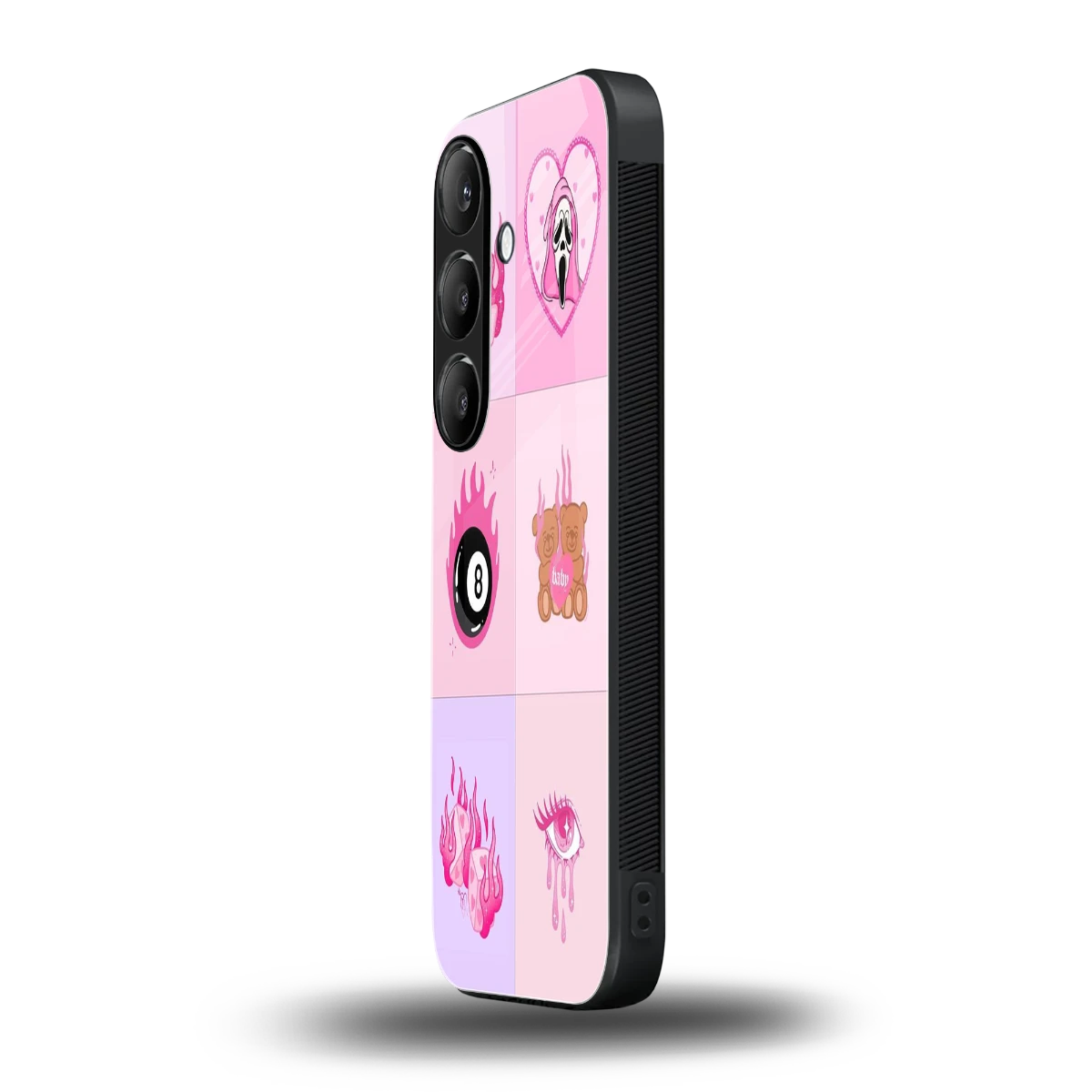 Ghostly Adorable samsung galaxy s25 mobile cover | shockproof glass phone case