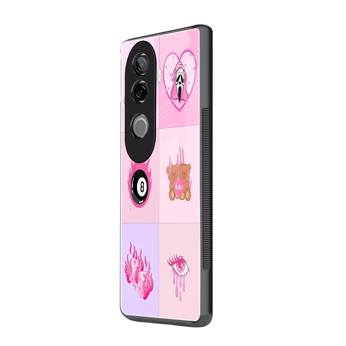 Ghostly Adorable vivo v40e mobile cover | shockproof glass phone case