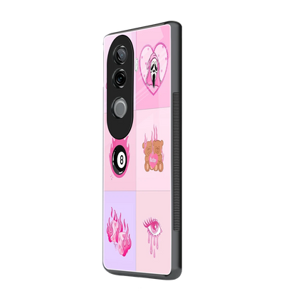 Ghostly Adorable vivo v40e mobile cover | shockproof glass phone case