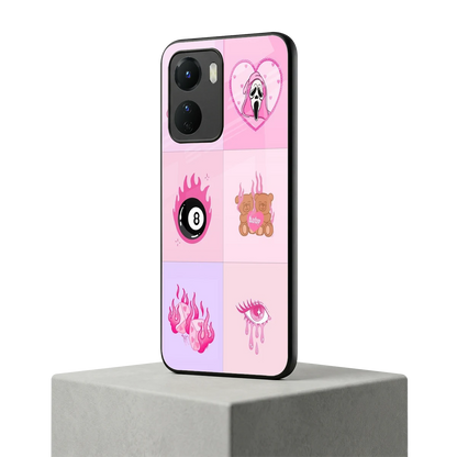 Ghostly Adorable vivo y16 mobile cover | shockproof glass phone case