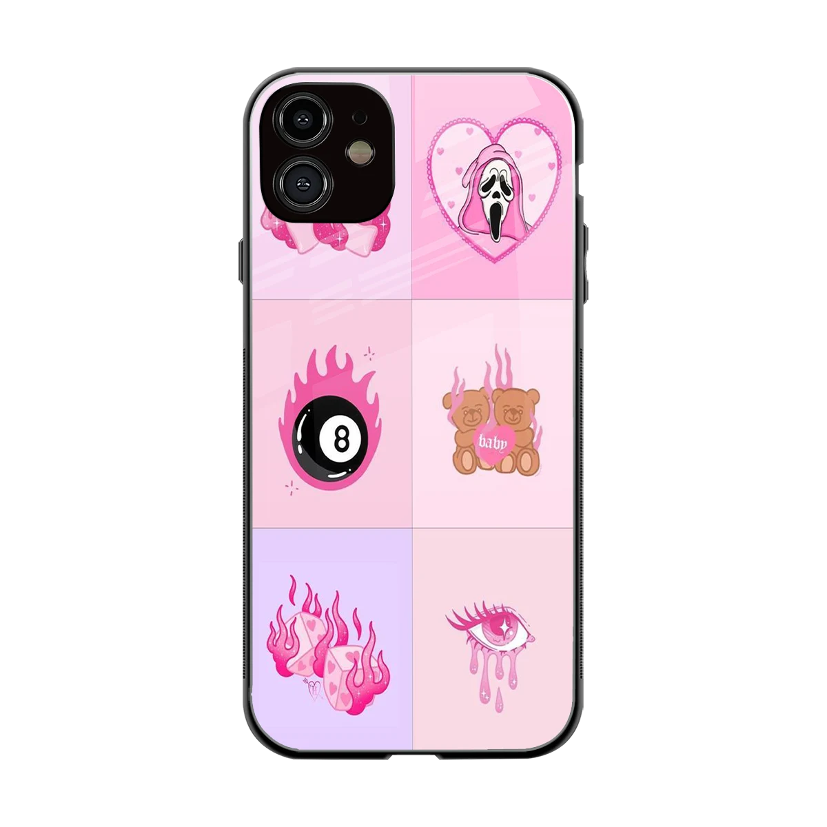 Ghostly Adorable back phone cover | glass case for iphone 11