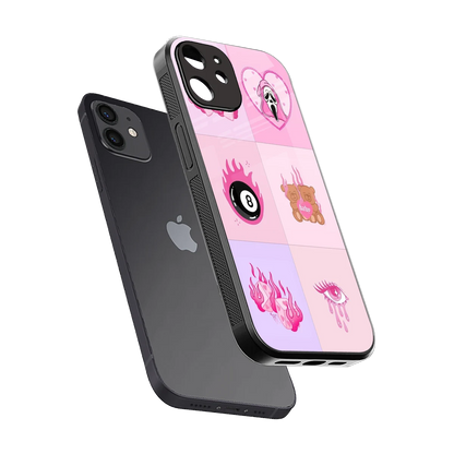 Ghostly Adorable sleek iphone 11 cover with tempered glass back and TPU edges