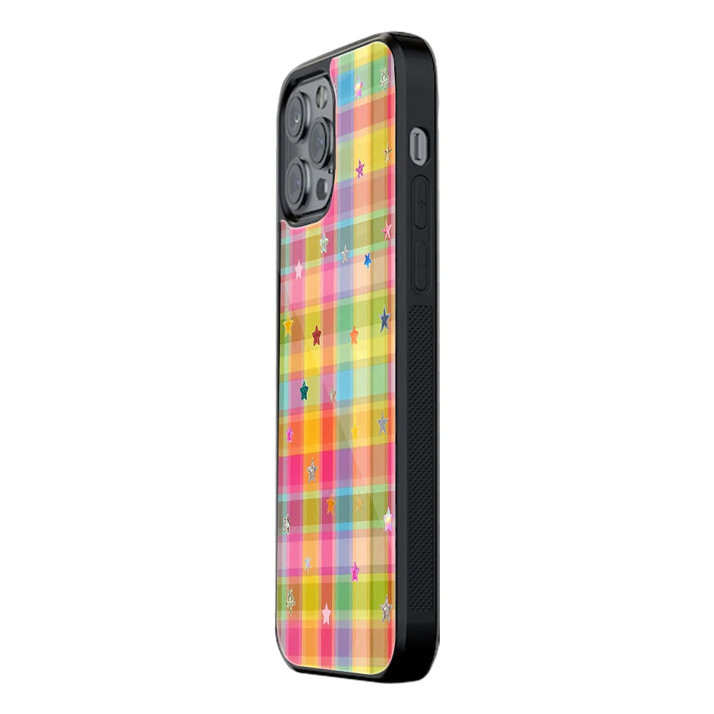 Trendy Glass Back Mobile Case for iPhone, Samsung, Redmi, OnePlus, Google Pixel, Motorola