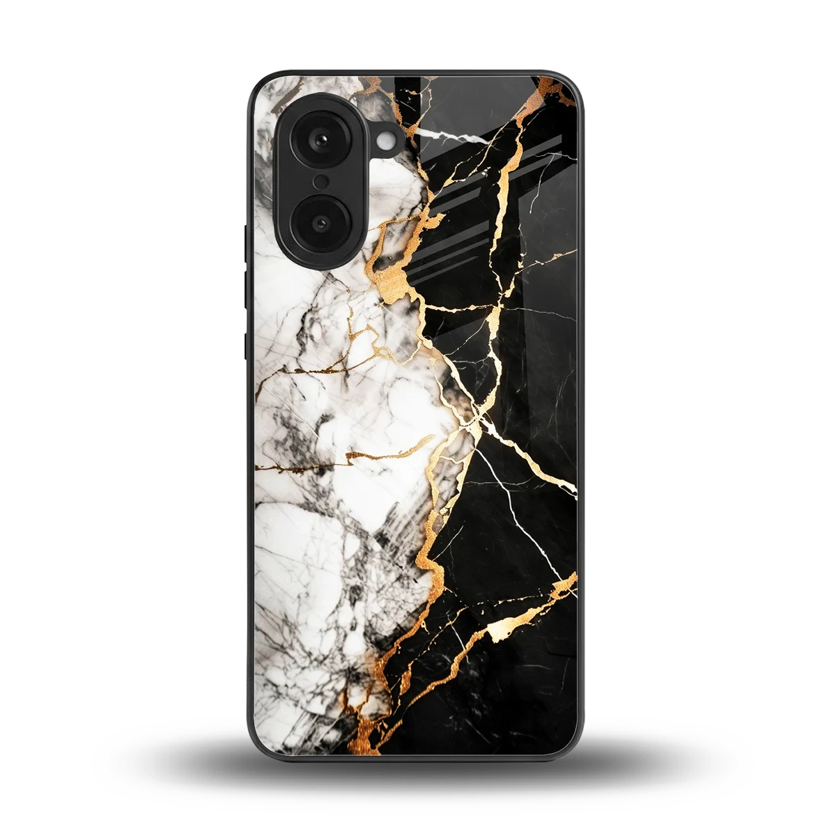 Gilded Marble back phone cover | glass case for oneplus nord ce5 5g