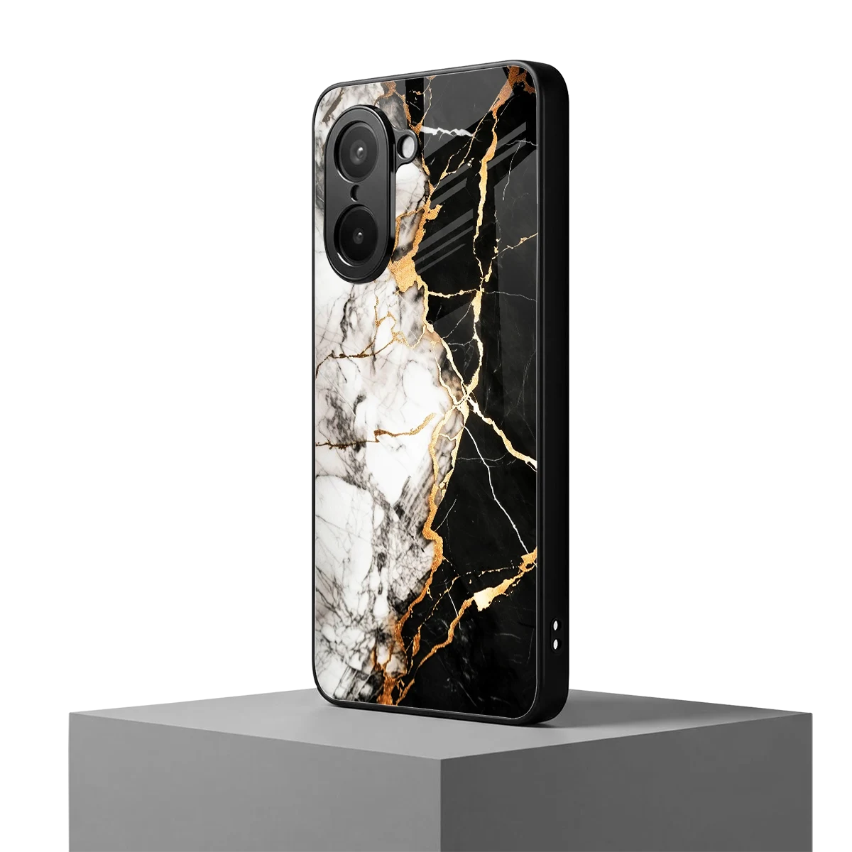 Gilded Marble oneplus nord ce5 5g mobile cover | shockproof glass phone case