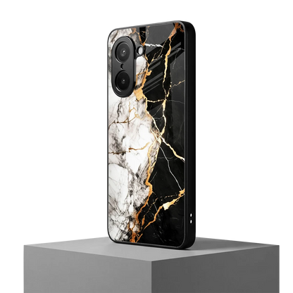 Gilded Marble oneplus nord ce5 5g mobile cover | shockproof glass phone case