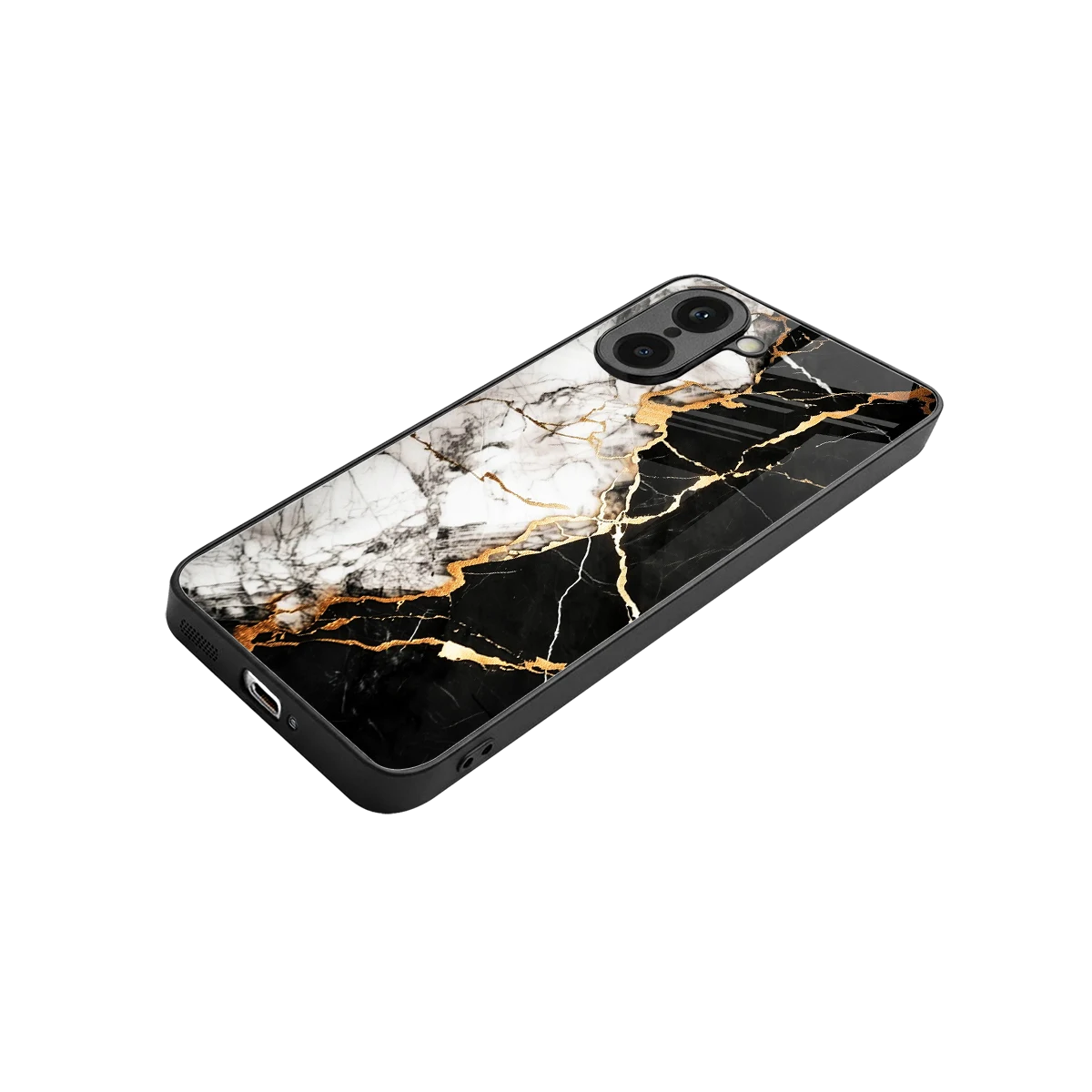 Gilded Marble stylish phone case for oneplus nord ce5 5g | glossy glass and slim fit
