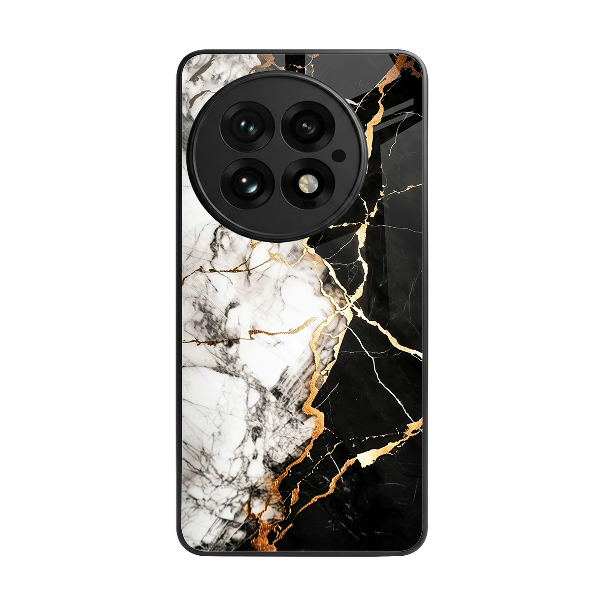 Gilded Marble back phone cover | glass case for oneplus 13