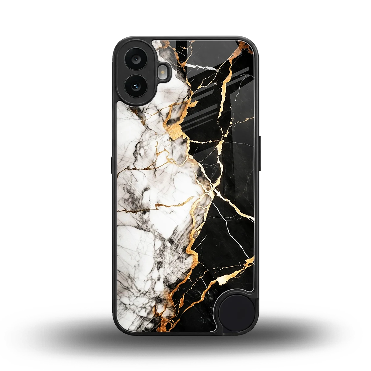 Gilded Marble back phone cover | glass case for cmf nothing phone 1
