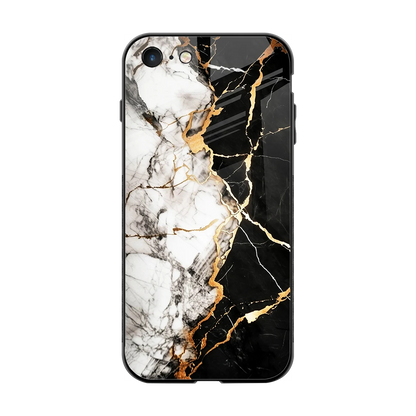 Gilded Marble back phone cover | glass case for iphone 7