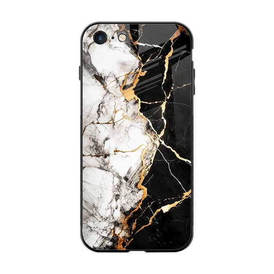 Gilded Marble back phone cover | glass case for iphone 7