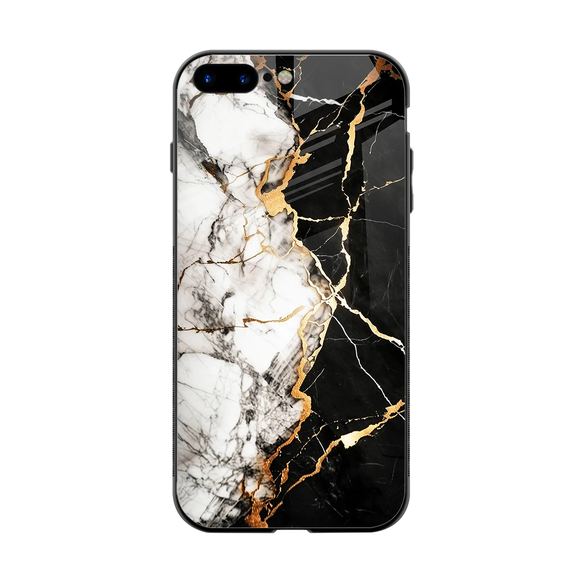 Gilded Marble back phone cover | glass case for iphone 8 plus