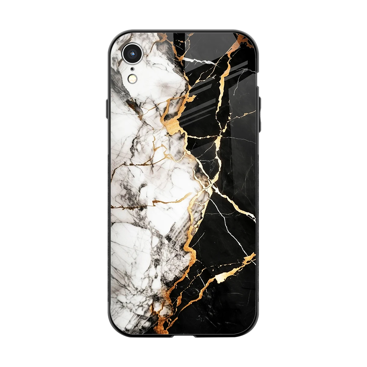 Gilded Marble back phone cover | glass case for iphone xr