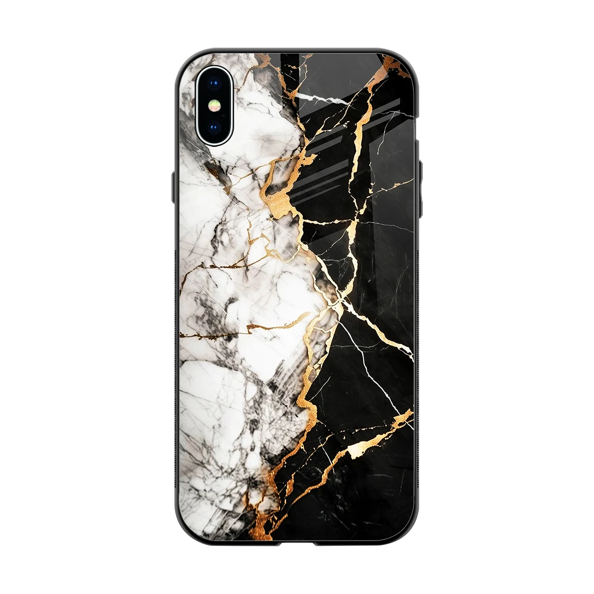 Gilded Marble back phone cover | glass case for iphone xs max