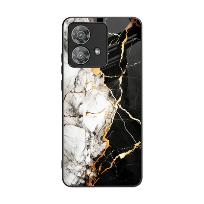 Gilded Marble back phone cover | glass case for motorola edge 40 neo 5g