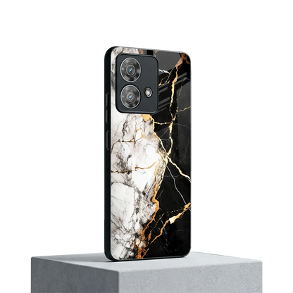 Gilded Marble motorola edge 40 neo 5g mobile cover | shockproof glass phone case