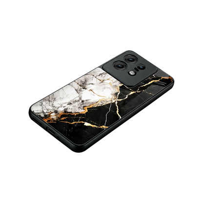Gilded Marble stylish phone case for motorola edge 50 pro | glossy glass and slim fit