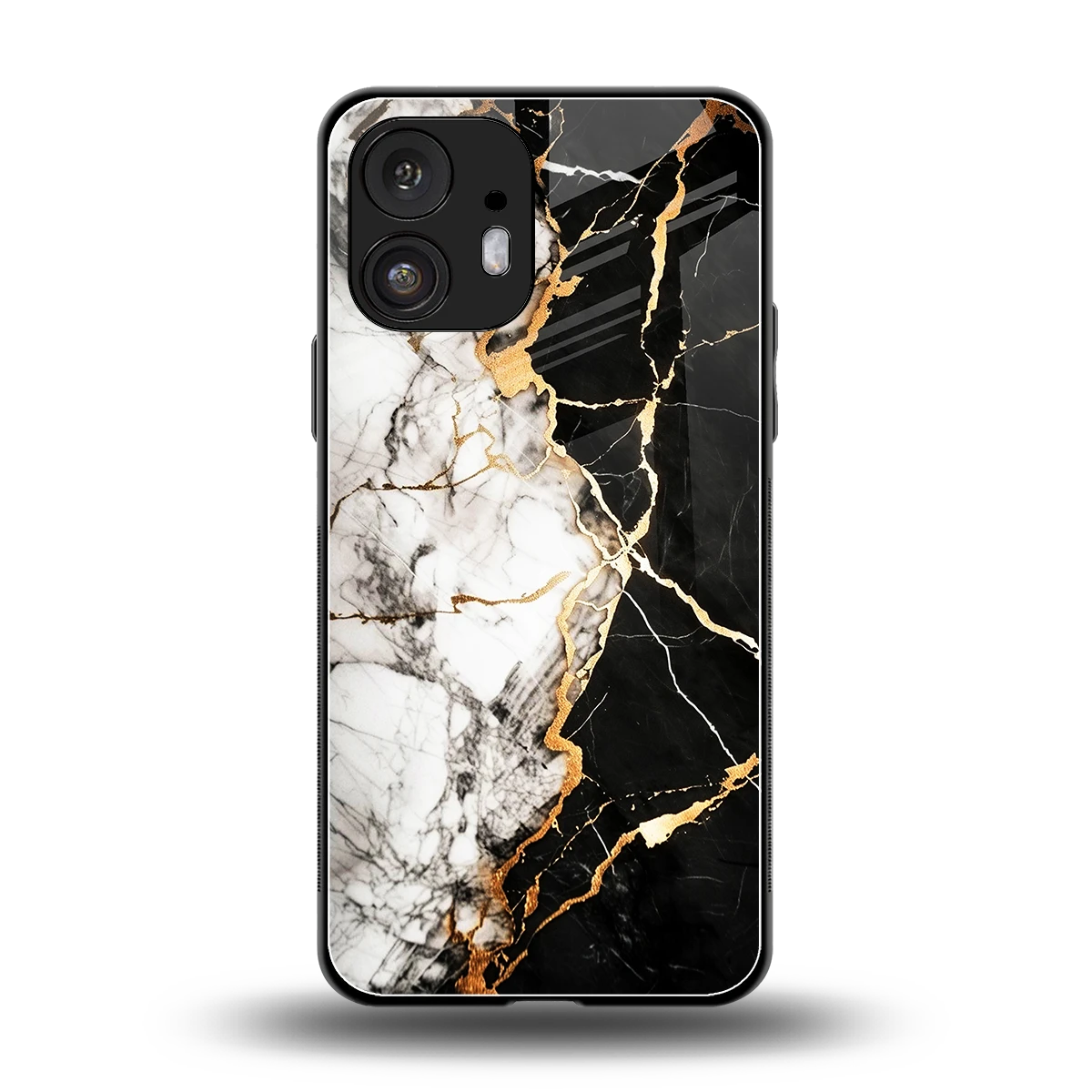 Gilded Marble back phone cover | glass case for nothing phone 2