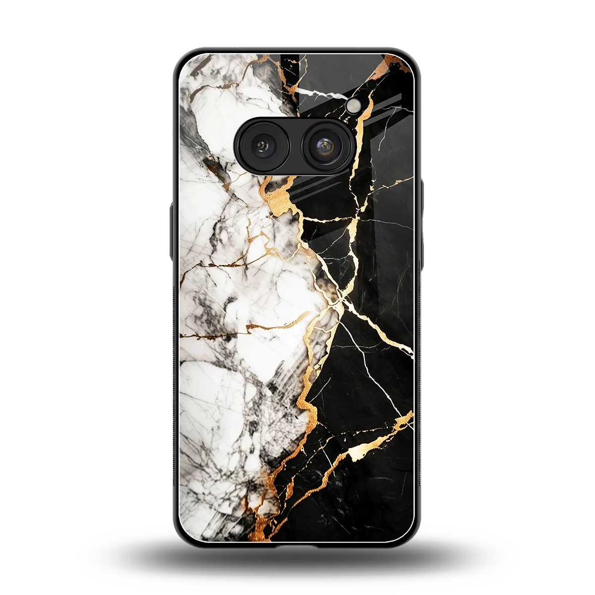 Gilded Marble back phone cover | glass case for nothing phone 2a plus