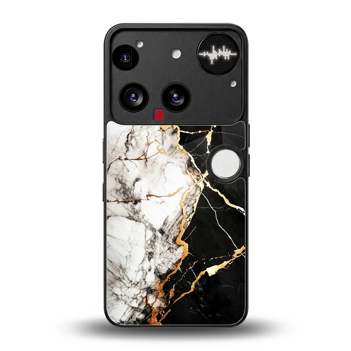 Gilded Marble back phone cover | glass case for nothing phone 3