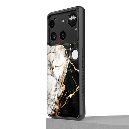 Gilded Marble nothing phone 3 mobile cover | shockproof glass phone case