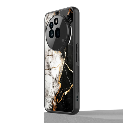 Gilded Marble nothing phone 3a pro mobile cover | shockproof glass phone case
