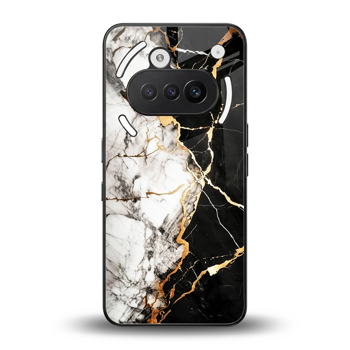 Gilded Marble back phone cover | glass case for nothing phone 3a