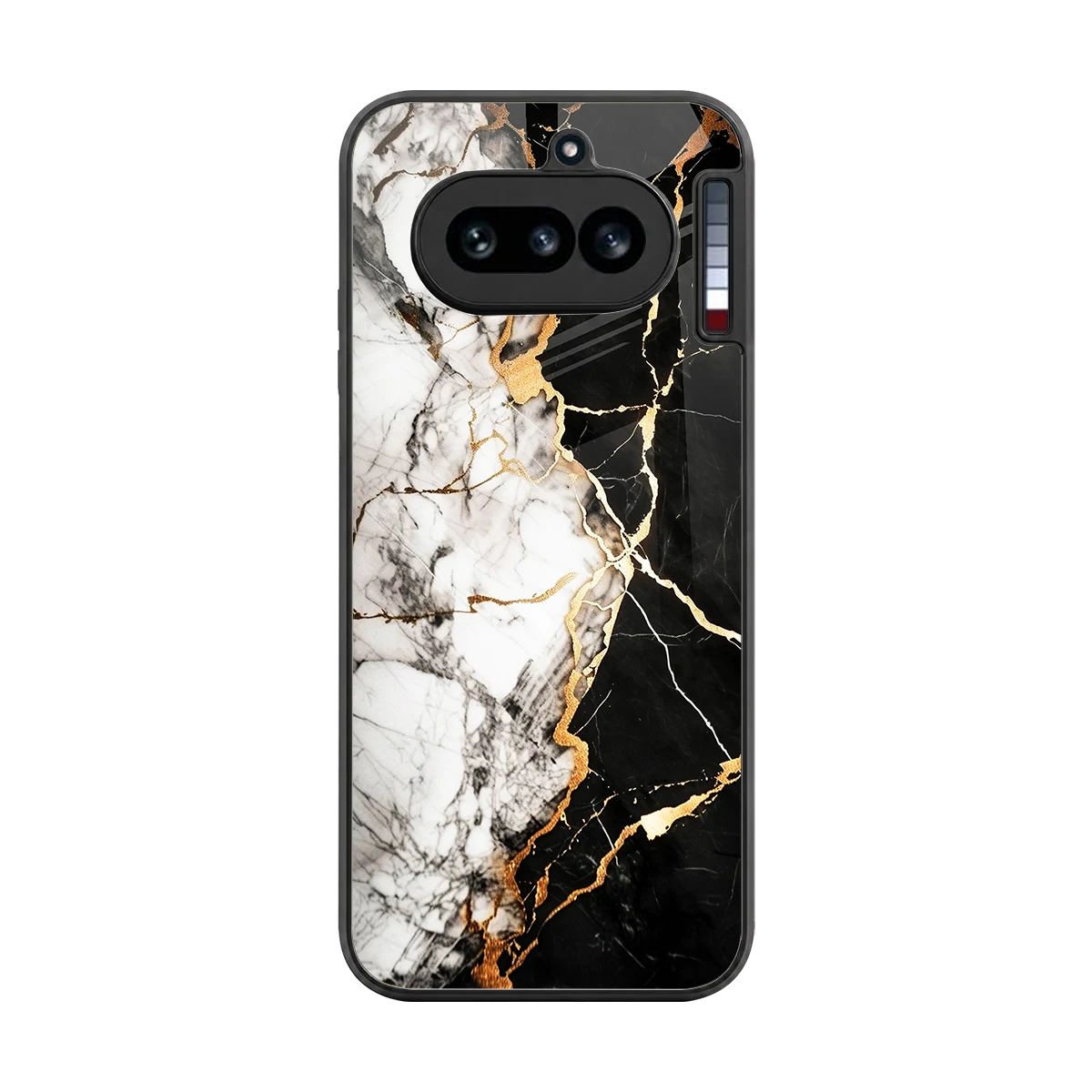 Gilded Marble back phone cover | glass case for nothing phone 4a