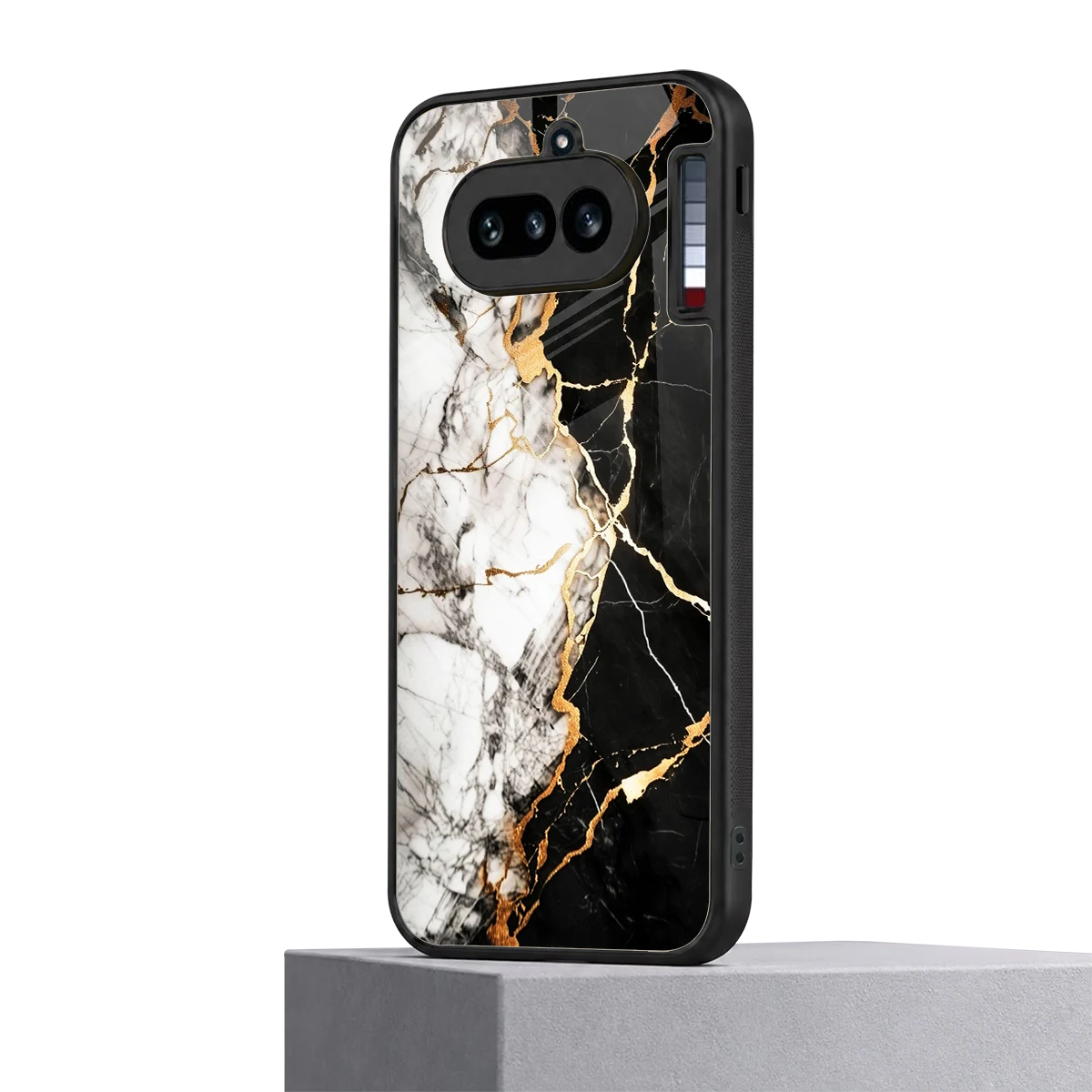 Gilded Marble nothing phone 4a mobile cover | shockproof glass phone case