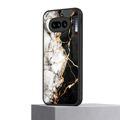 Gilded Marble nothing phone 4a mobile cover | shockproof glass phone case