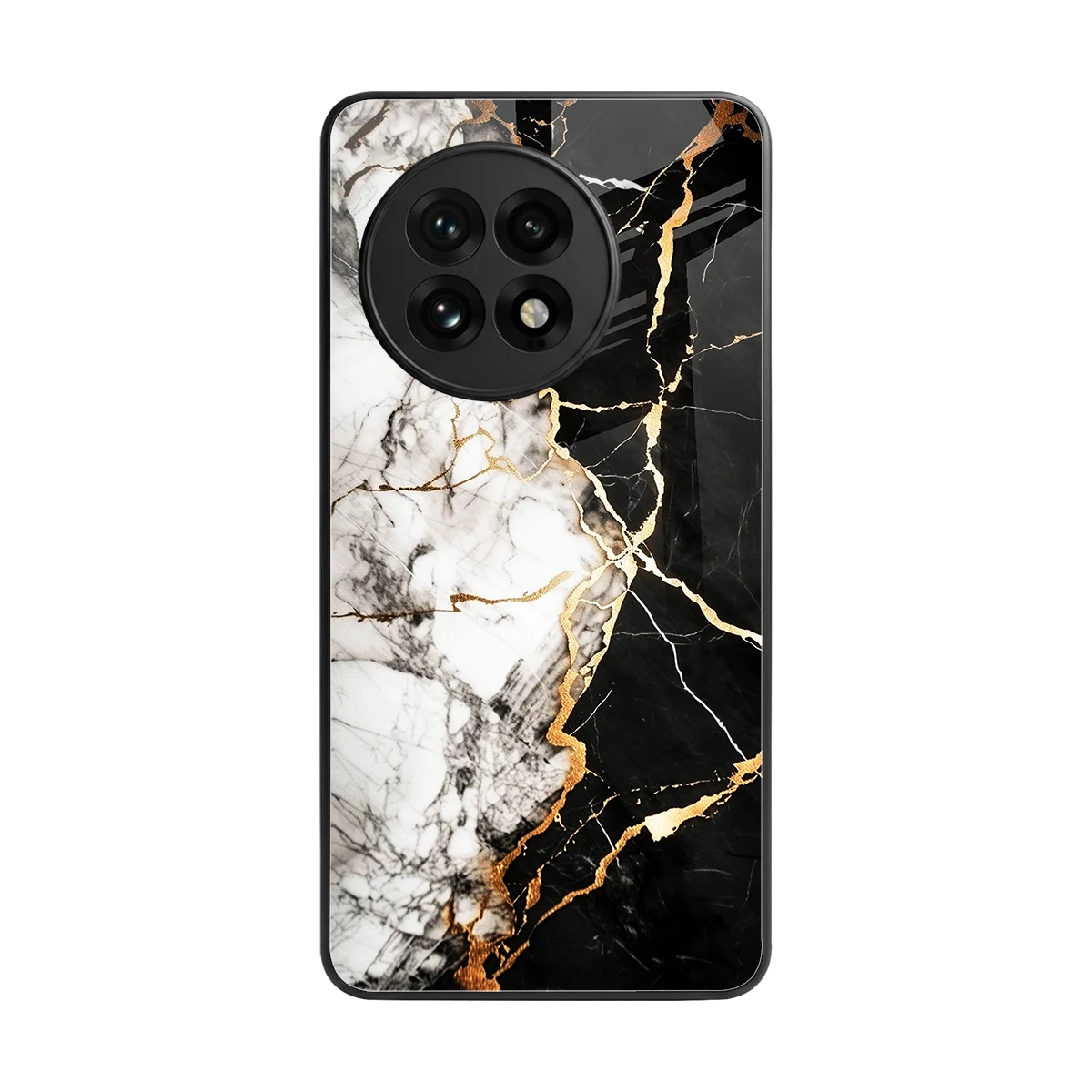 Gilded Marble back phone cover | glass case for oneplus 13r