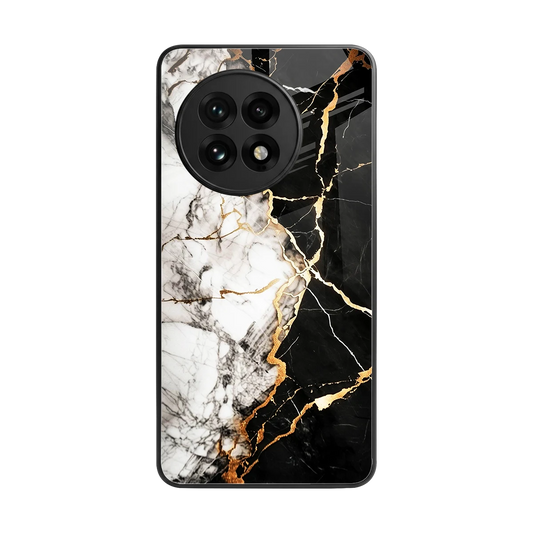 Gilded Marble back phone cover | glass case for oneplus 13r