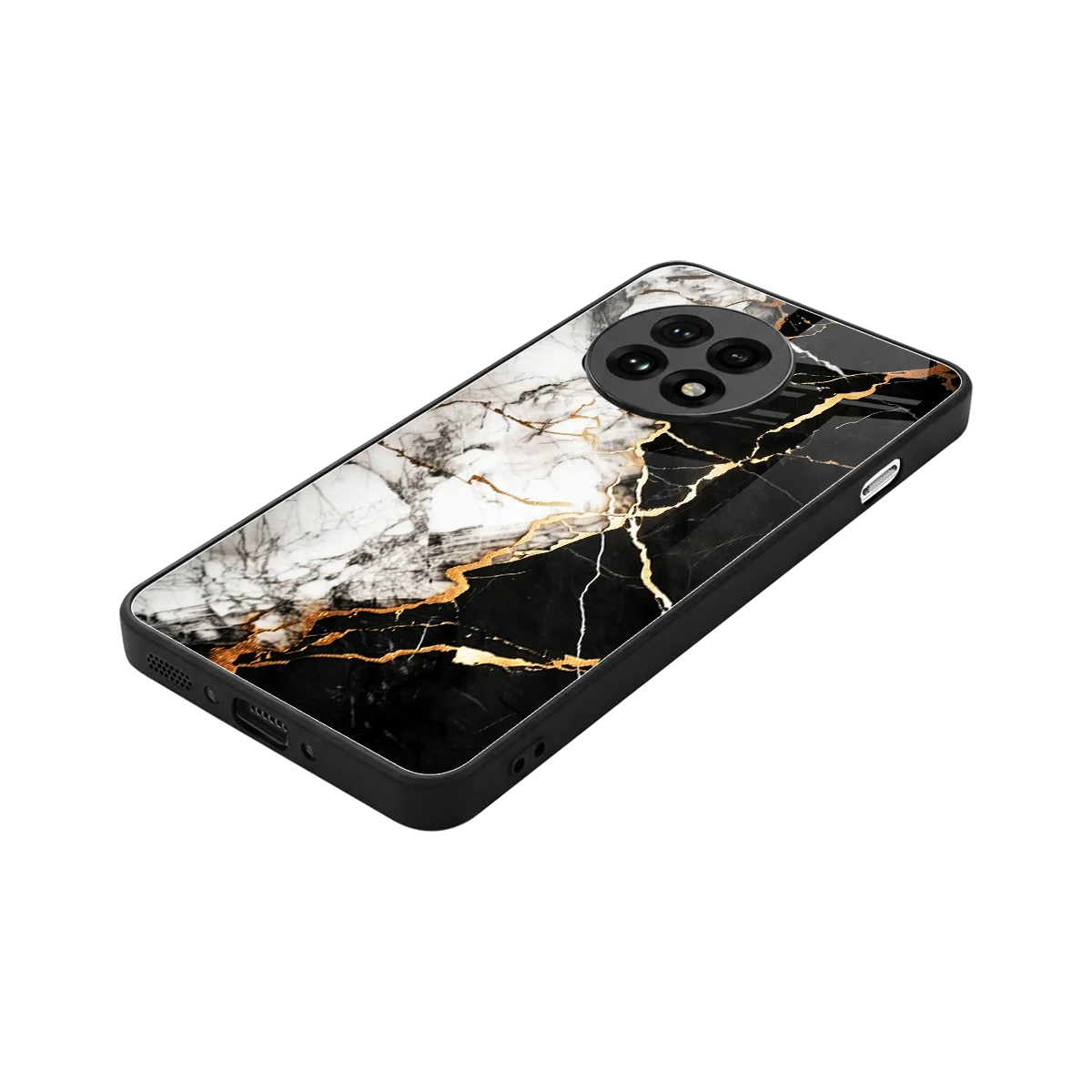 Gilded Marble stylish phone case for oneplus 13r | glossy glass and slim fit