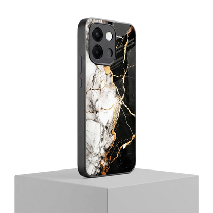 Gilded Marble oneplus 13s mobile cover | shockproof glass phone case