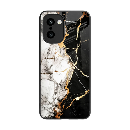 Gilded Marble back phone cover | glass case for oneplus 15r