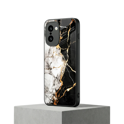 Gilded Marble oneplus 15r mobile cover | shockproof glass phone case