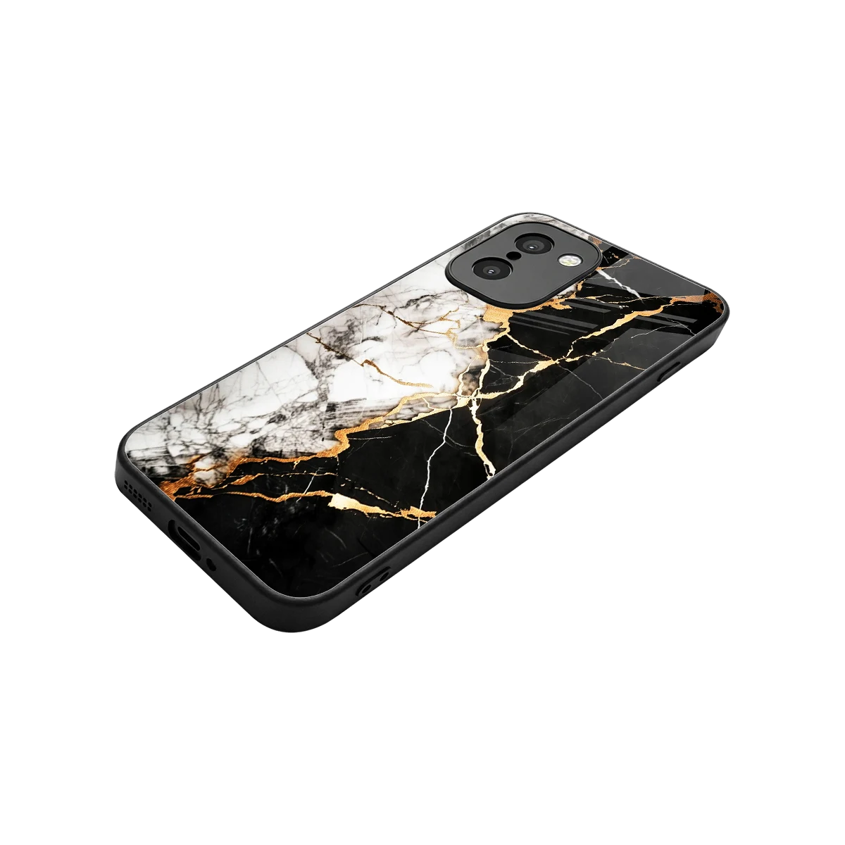 Gilded Marble stylish phone case for oneplus 15r | glossy glass and slim fit