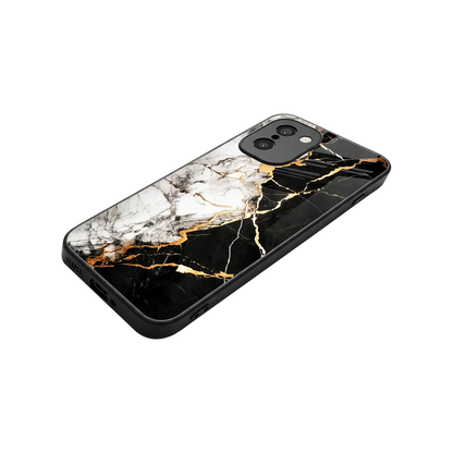 Gilded Marble stylish phone case for oneplus 15r | glossy glass and slim fit