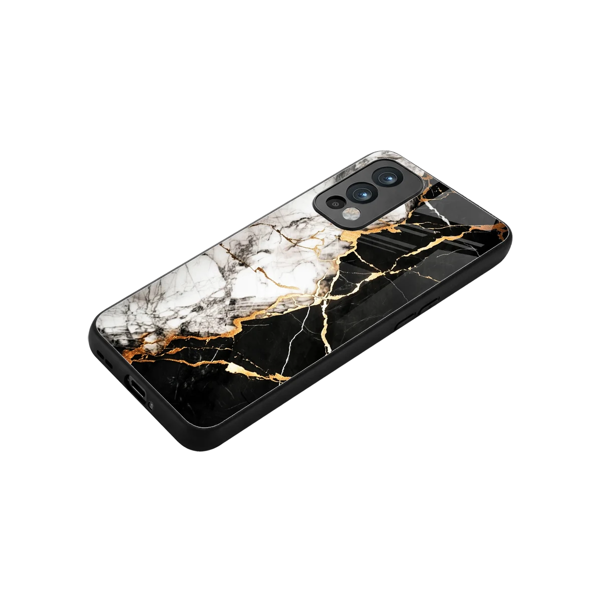 Gilded Marble stylish phone case for oneplus nord 2 | glossy glass and slim fit