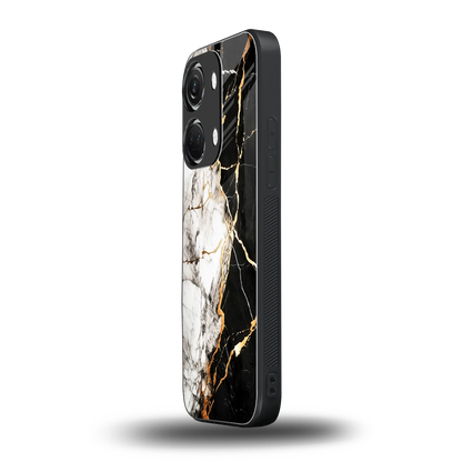 Gilded Marble oneplus nord 3 mobile cover | shockproof glass phone case