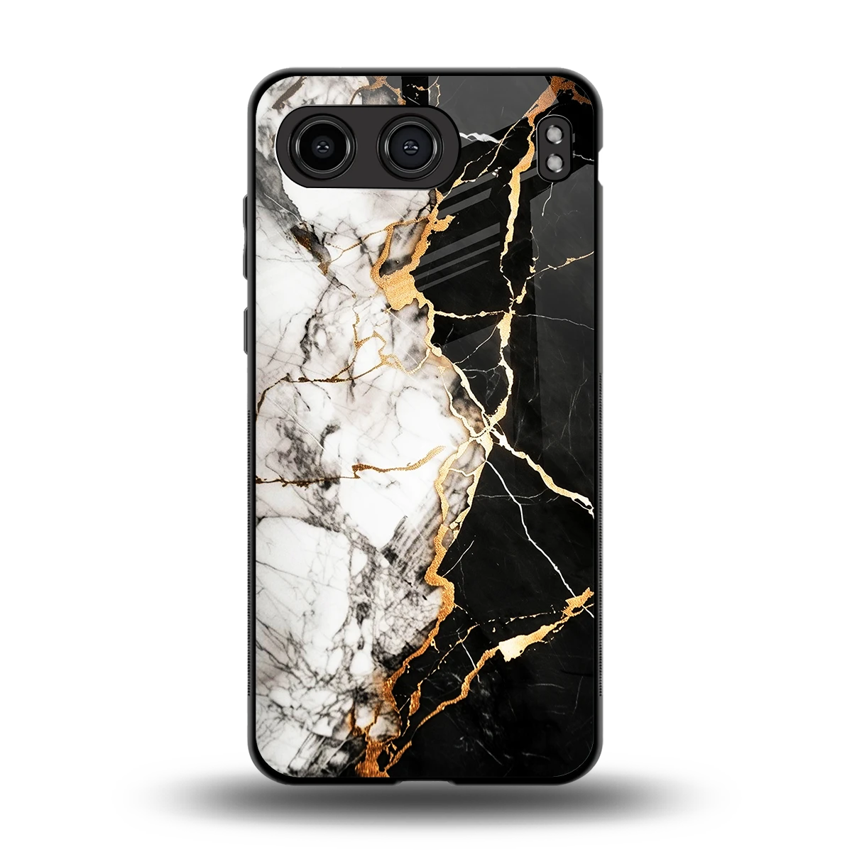 Gilded Marble back phone cover | glass case for oneplus nord 4