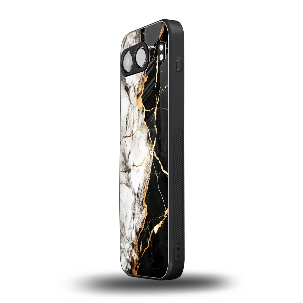 Gilded Marble oneplus nord 4 mobile cover | shockproof glass phone case