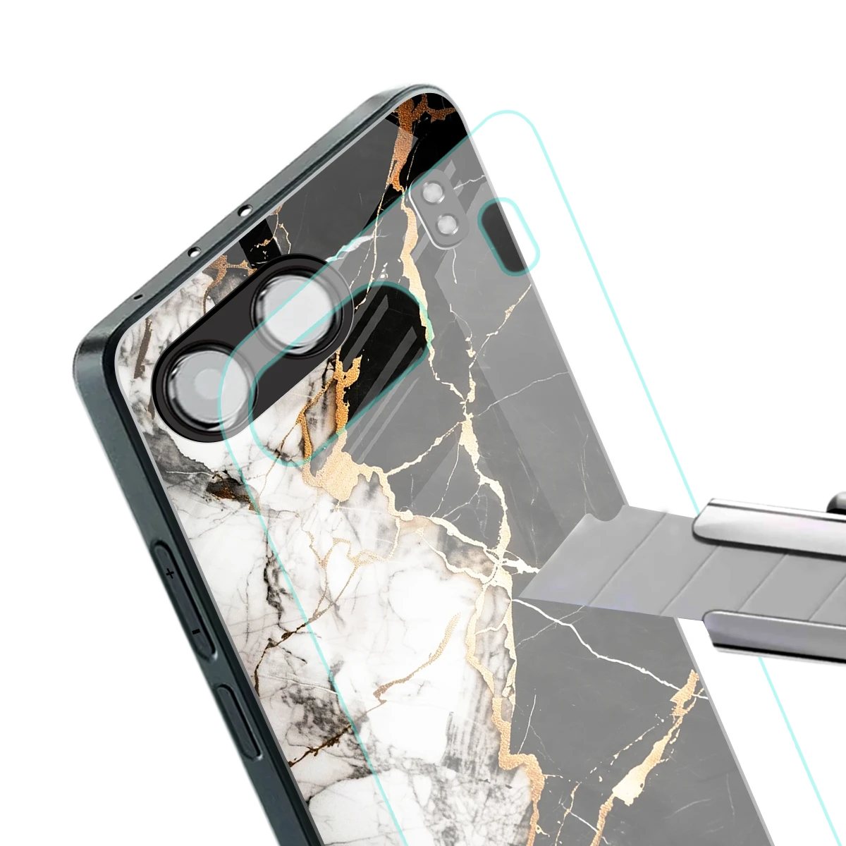 Gilded Marble stylish phone case for oneplus nord 4 | glossy glass and slim fit