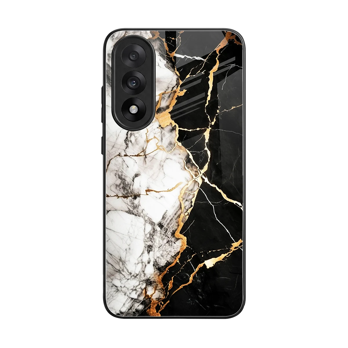 Gilded Marble back phone cover | glass case for oneplus nord 5